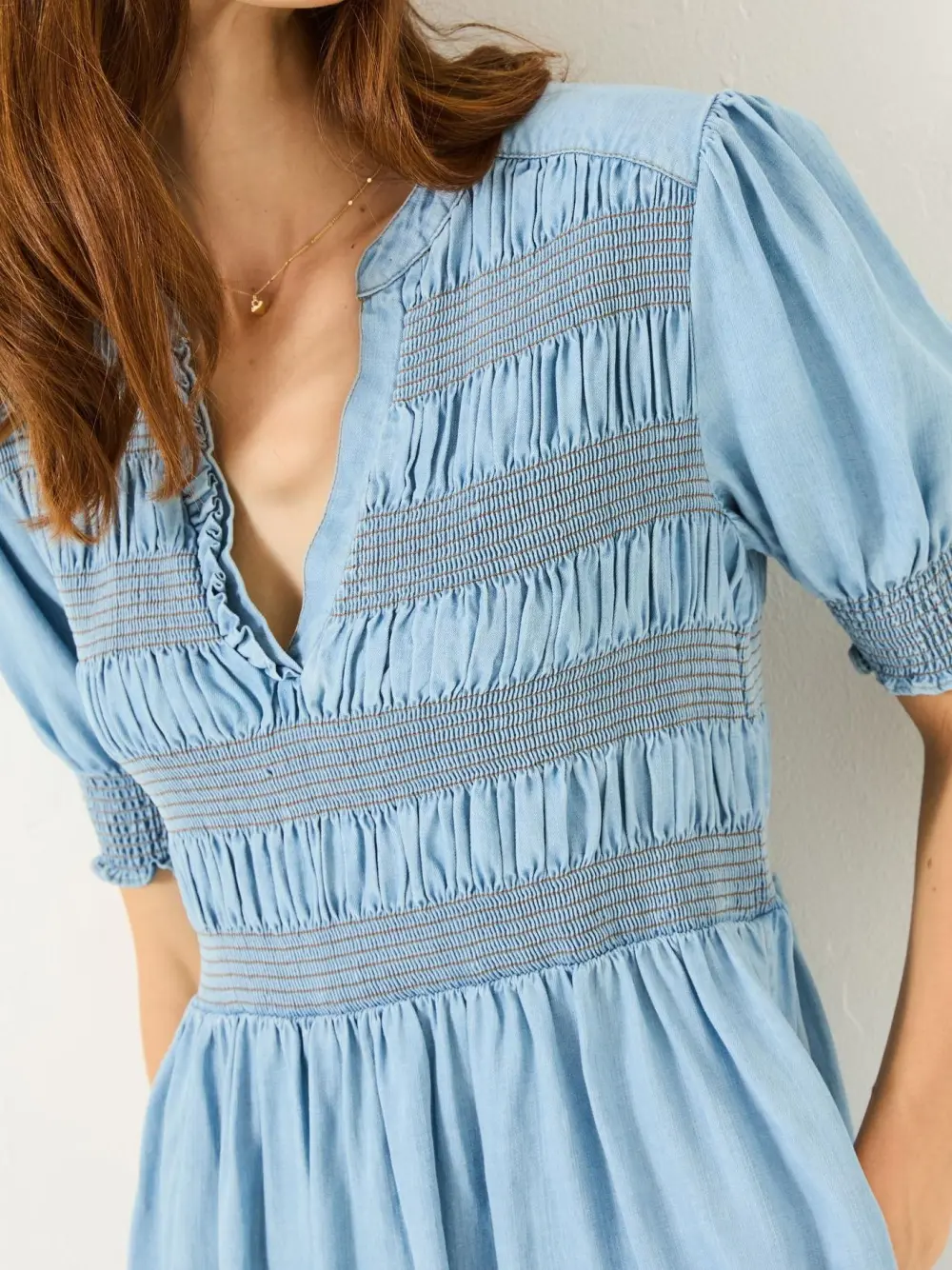 Light Blue Denim Juniper Dress