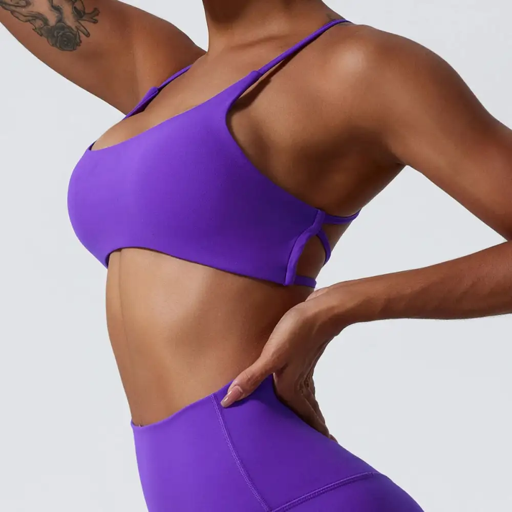 Sports Bra with Slim Straps