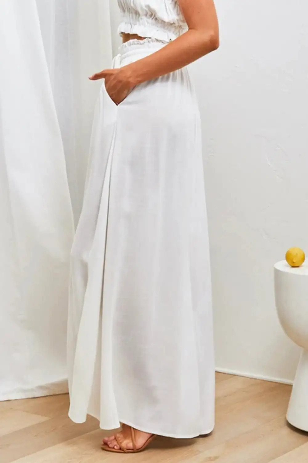 Easy Waist Wide Leg Pants