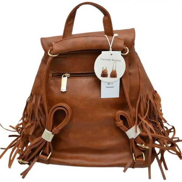 Vegan Leather Stylish Backpack