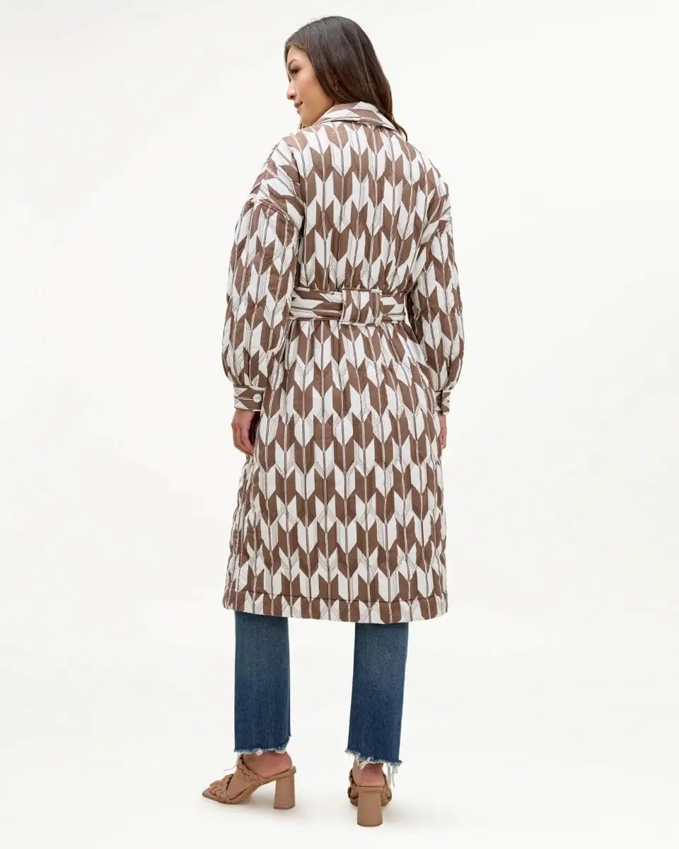 Mary Lawless Lee x Splendid Printed Quilted Jacket