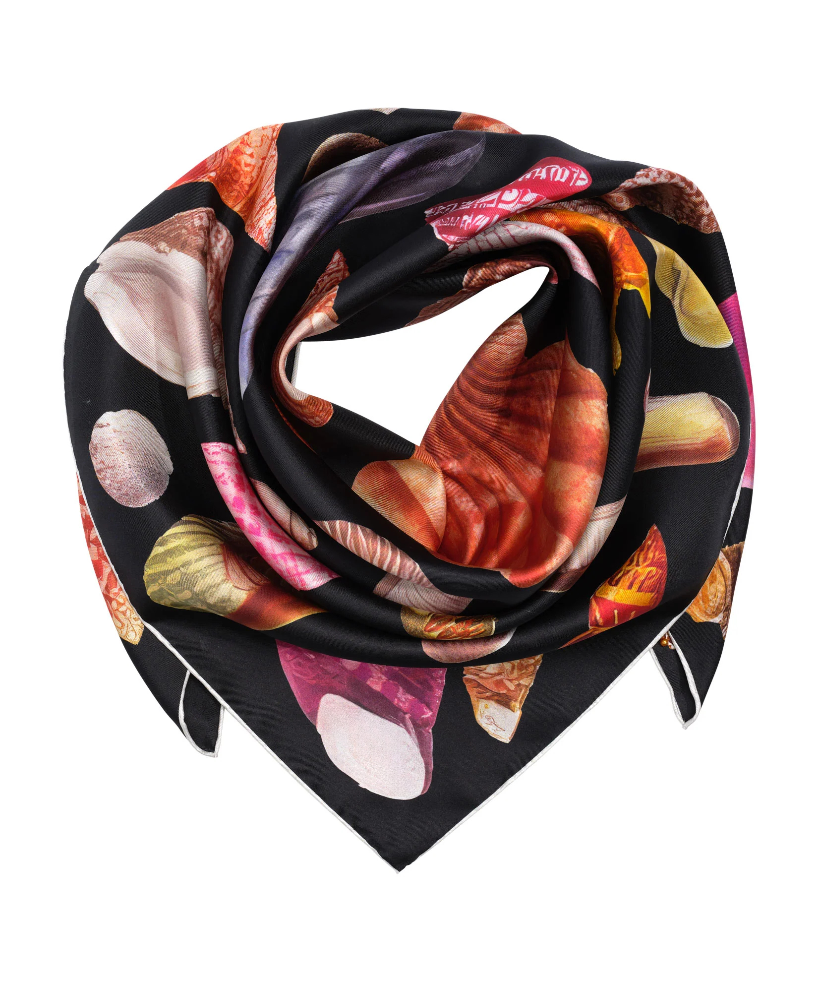 Sea Treasures Casual Style Silk Square Scarf