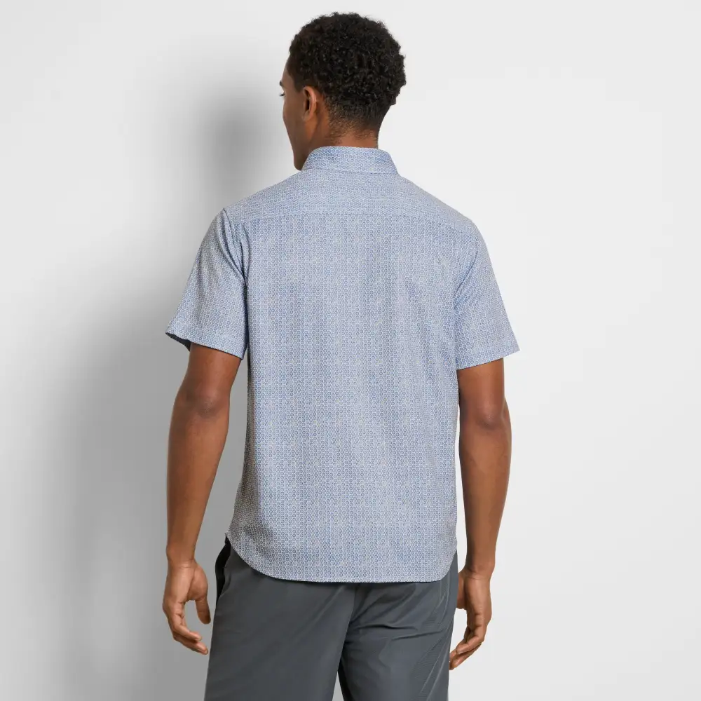 Lightweight Print Short Sleeve Shirt