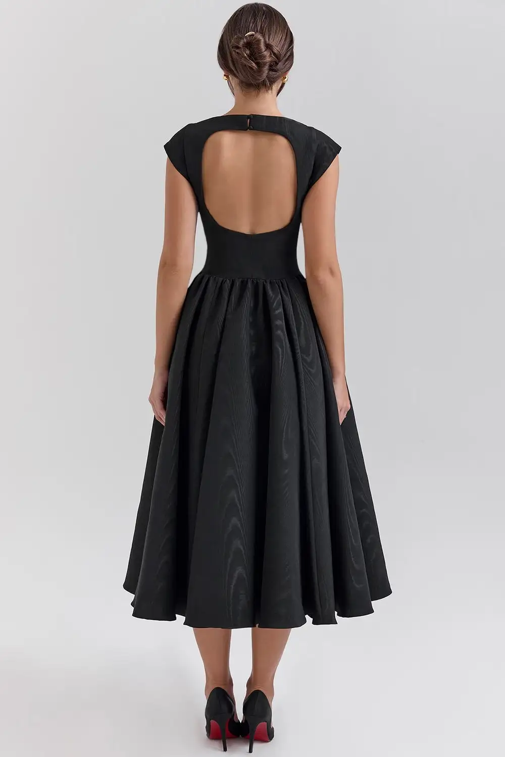 Open Back Midi Dress