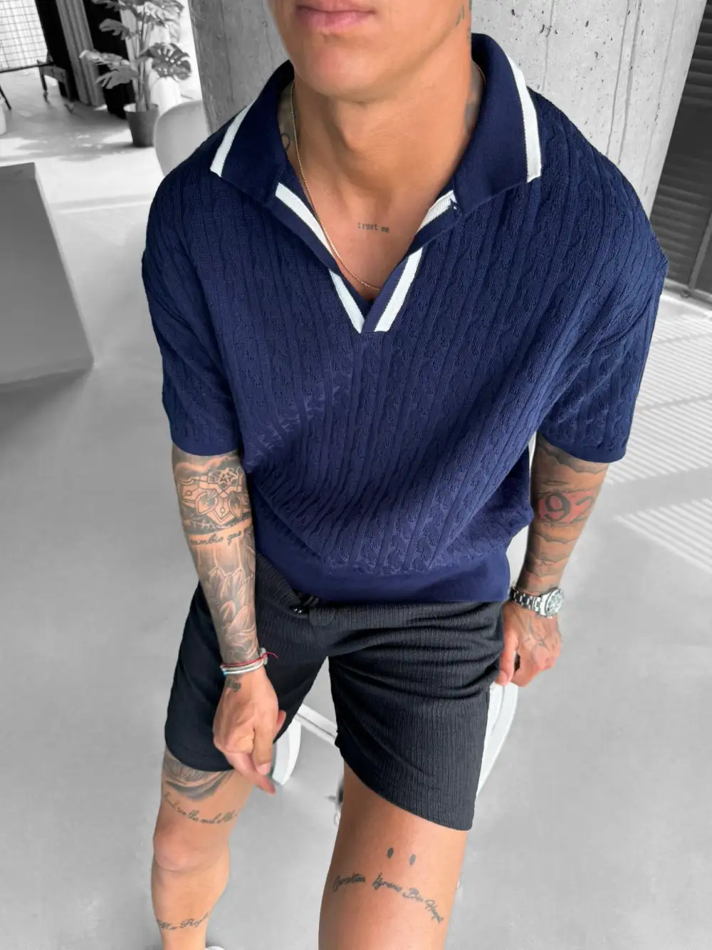 Modern Relaxed Polo Collar T-Shirt