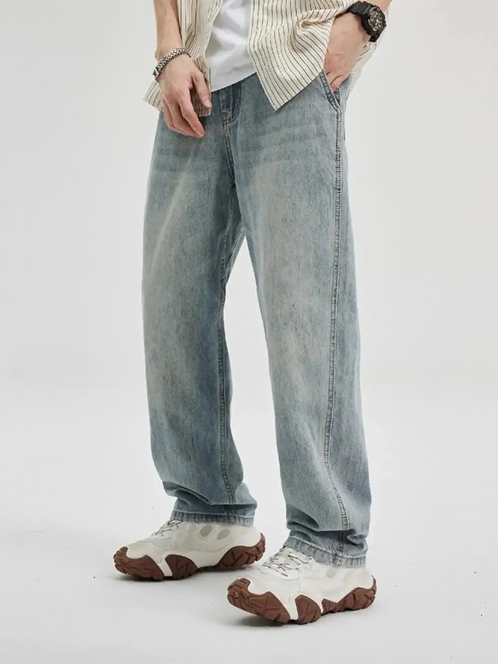 Utility Wide Leg Jeans
