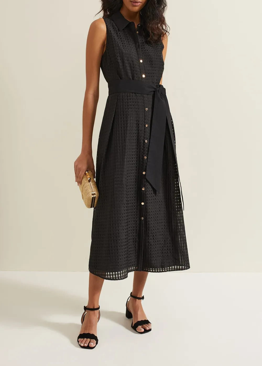 Solid Color Versatile Modern Textured Dress