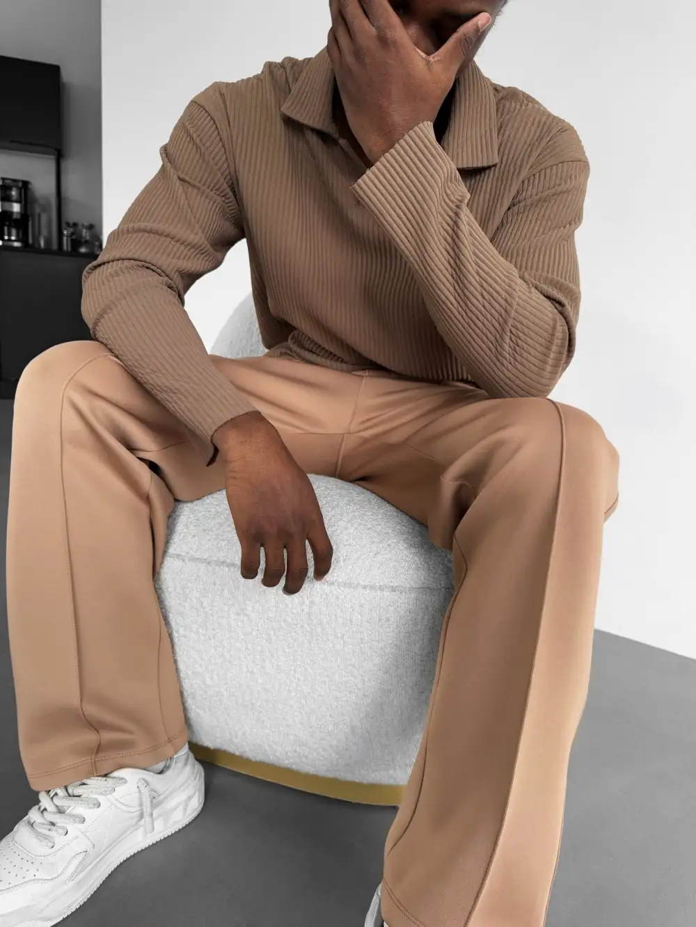 Clean Relaxed Ribbed Sweater