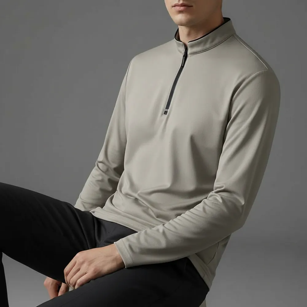 Half Zip Knit Pullover