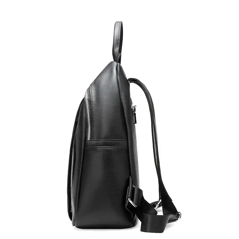 Genuine Leather Backpack for Women – Durable Cowhide Travel Bag 2025 Trend