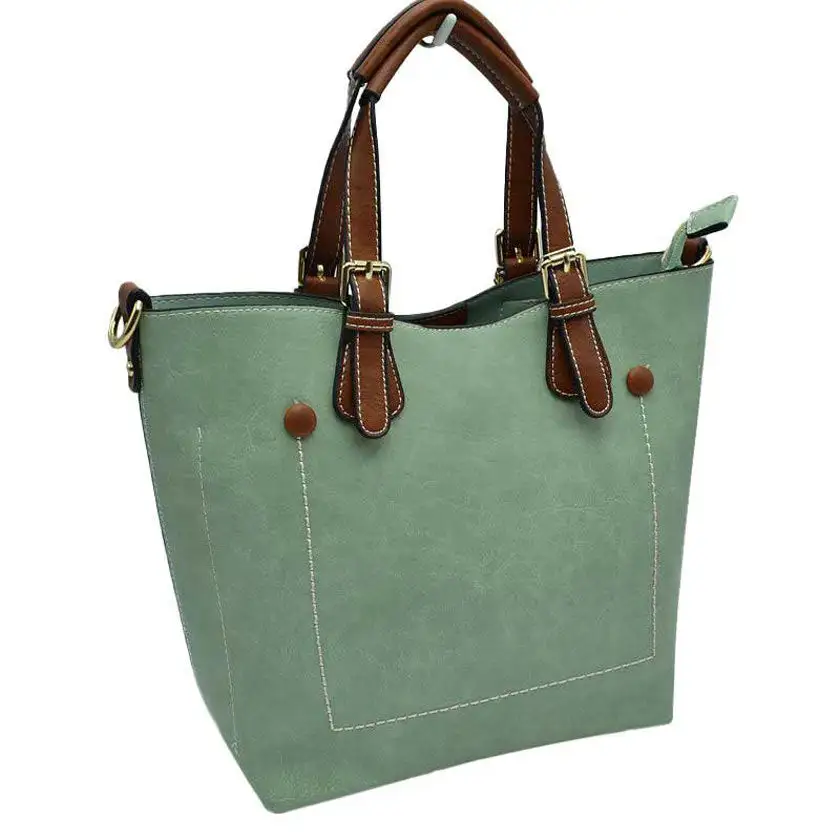 Tote Vegan Leather Shoulder Bag