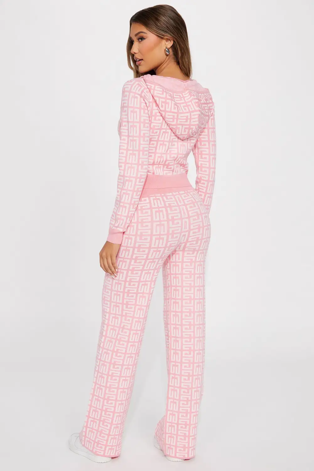 Got A Crush 3 Piece Pant Set - Pink/combo