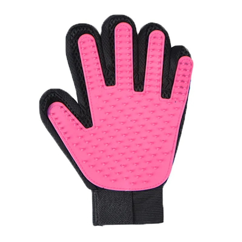 Pet Grooming Glove • Deshedding & Massage Grooming Glove • For Dogs & Cats • Loose Hair Removal Tool
