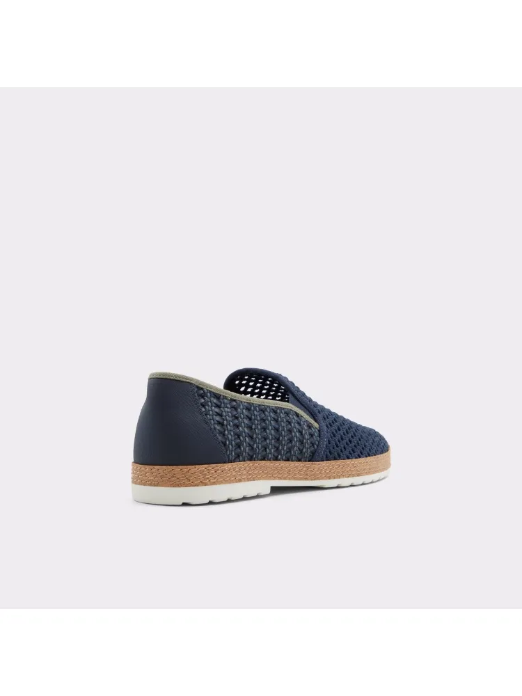 Navy Soft Comfortable Woven Textile Shoes