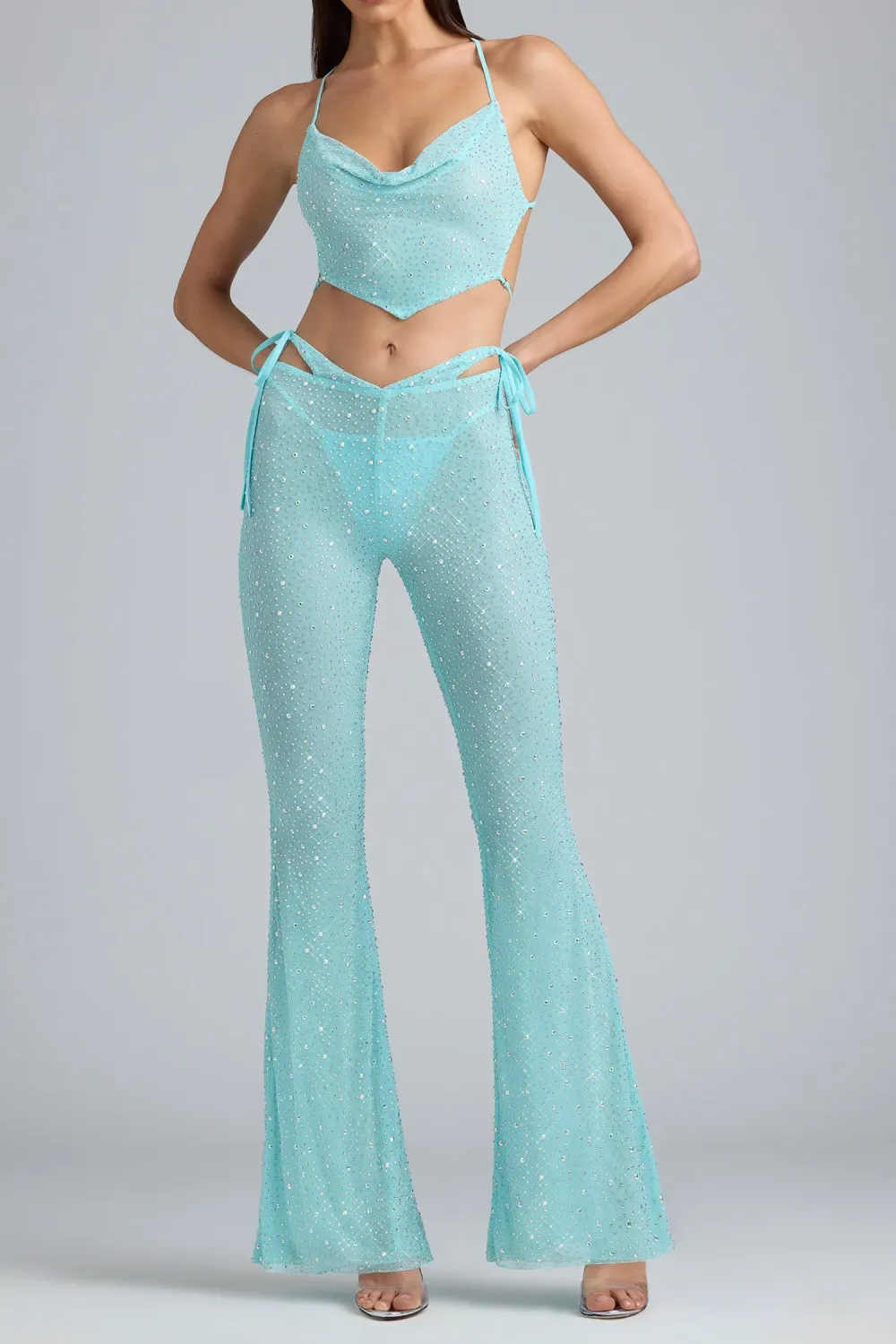 Breathable Retro Slim Fit Mid-Rise V-Waist Trousers