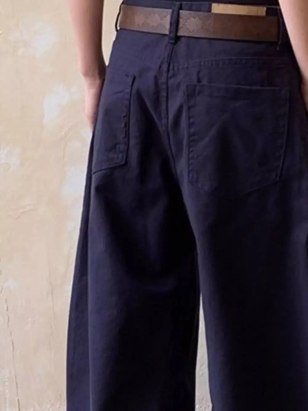 Men's Full Size Wide Leg Pleated Pants Plus