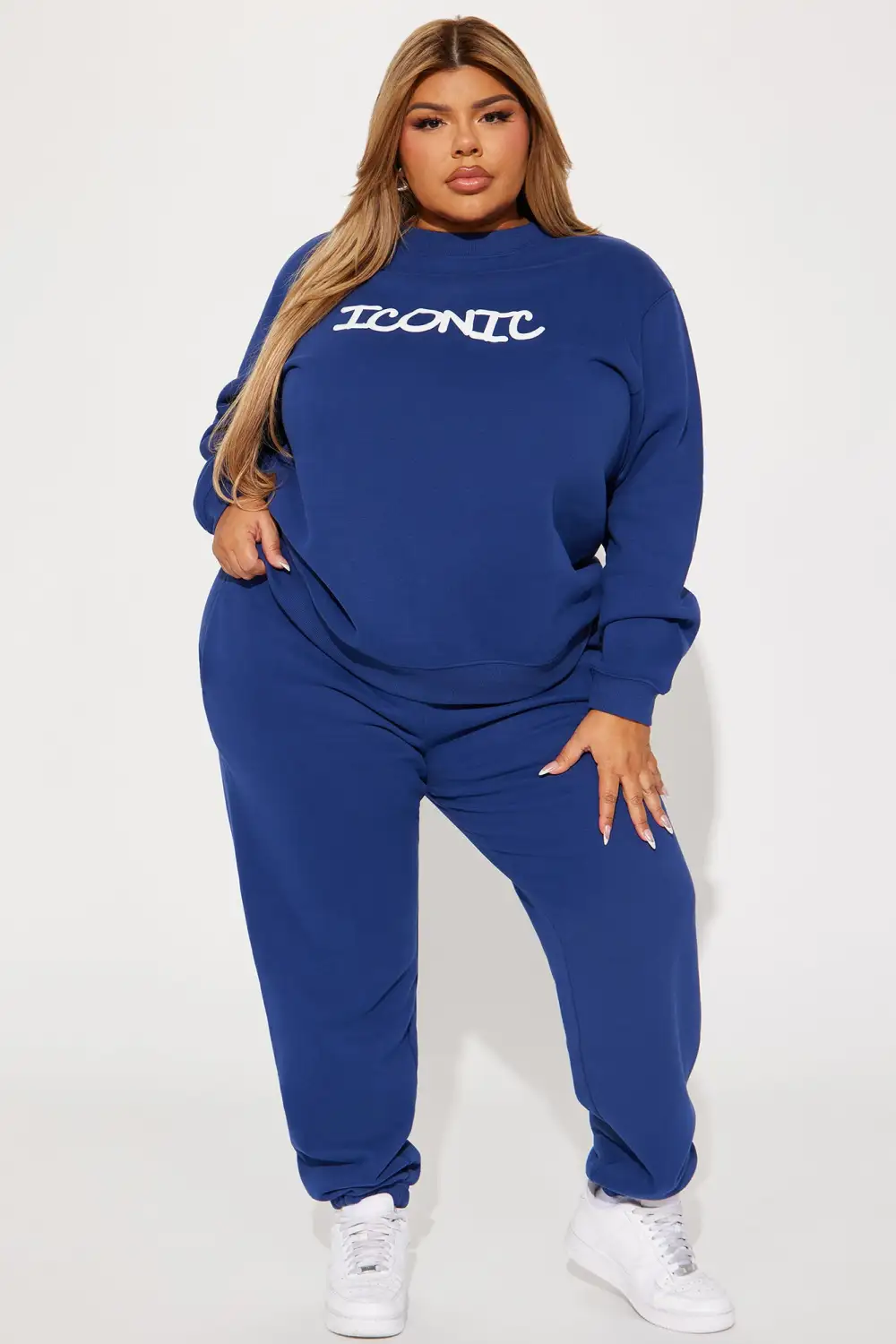 Iconic Sweatpant Set - Navy