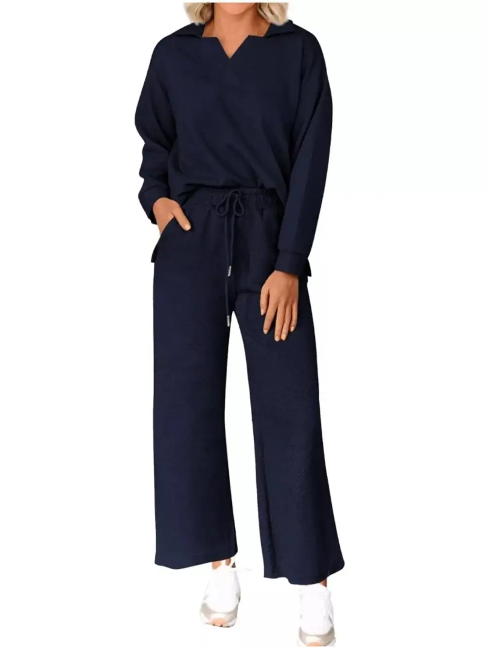 Drawstring Side Slit Set