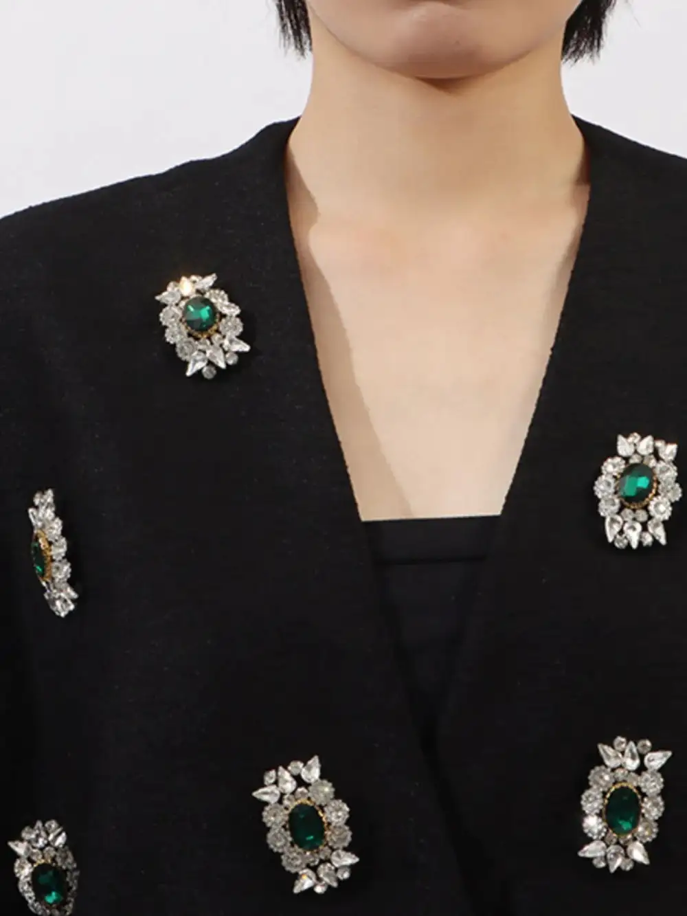 Plus Size Rhinestone Relaxed