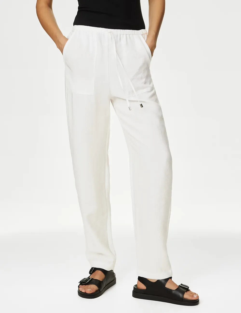 Casual Cuffed Cotton Joggers