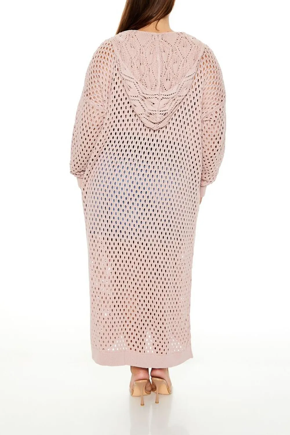 Plus Size Cami & Cardigan Sweater Set