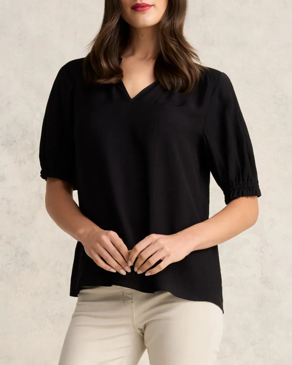 Frill Neck Blouse