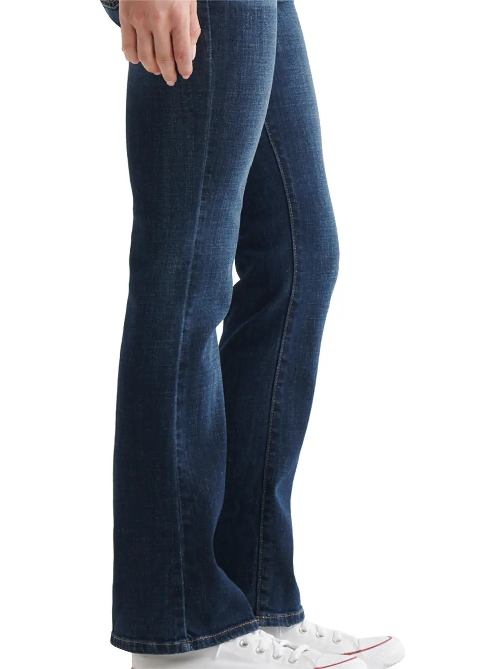 Zipper Hem Ponte Knit Pants