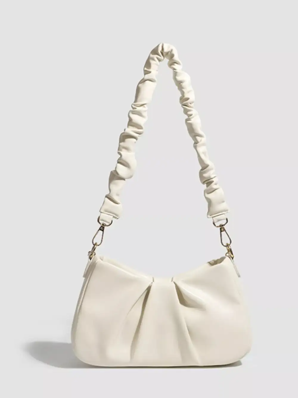 Ruched Handle Crossbody Bag