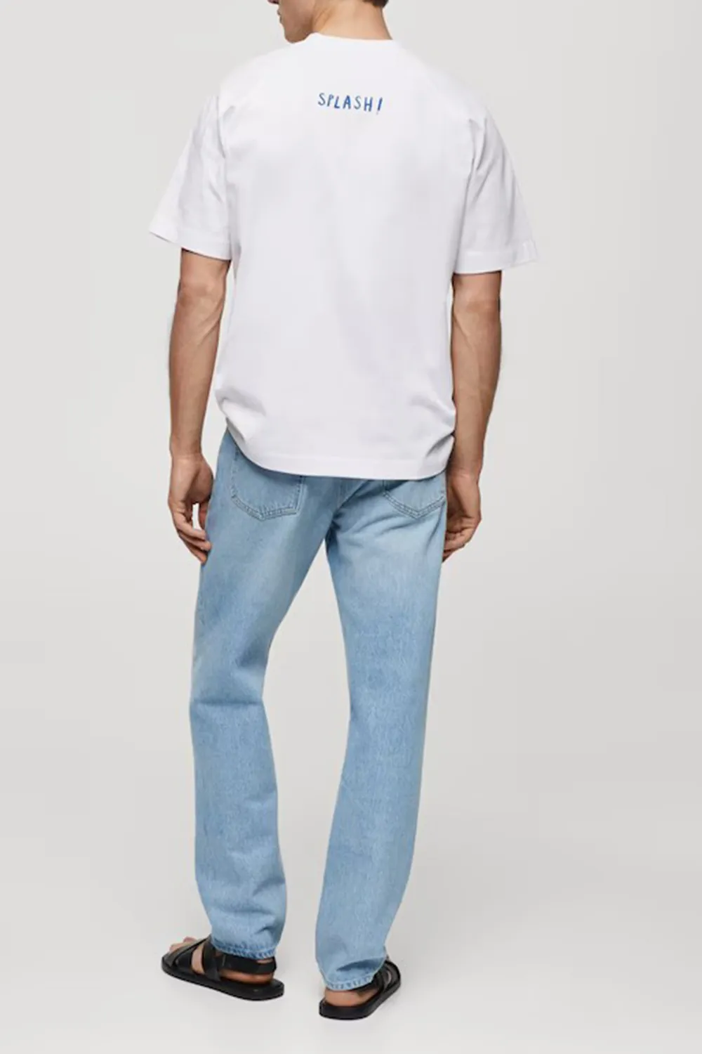 Cotton Printed T-Shirt With Drawing