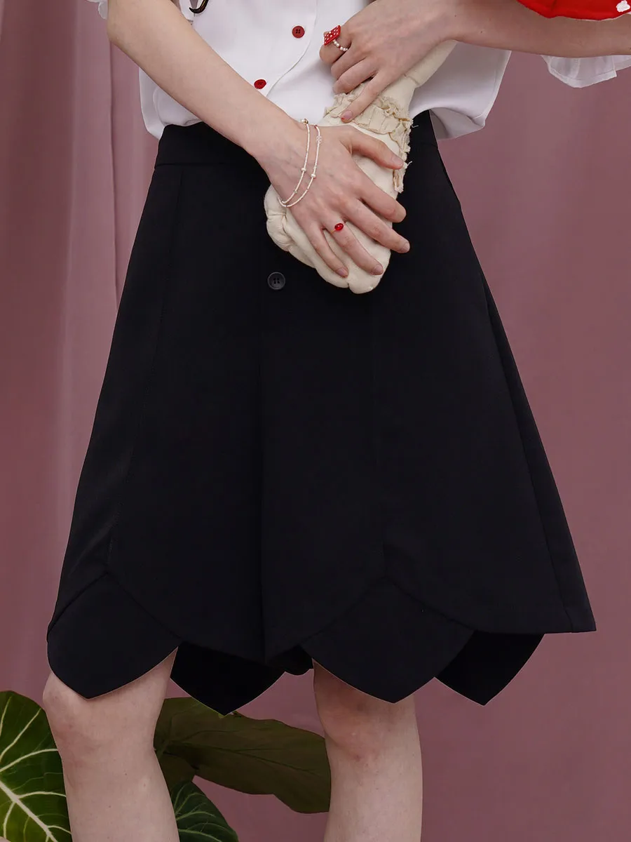 Effortless Boutique Everyday Casual Polyester Shorts