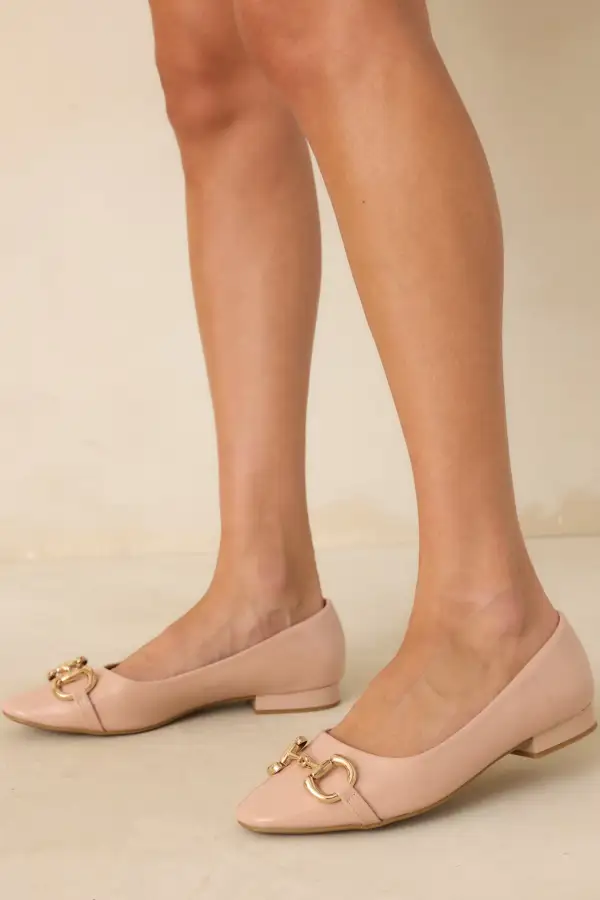 Fresh Faux Leather Leather Loafers