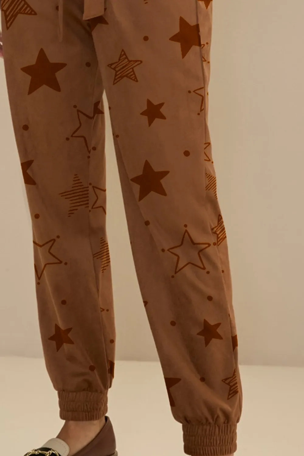 Eliana Suede Jogger Pants