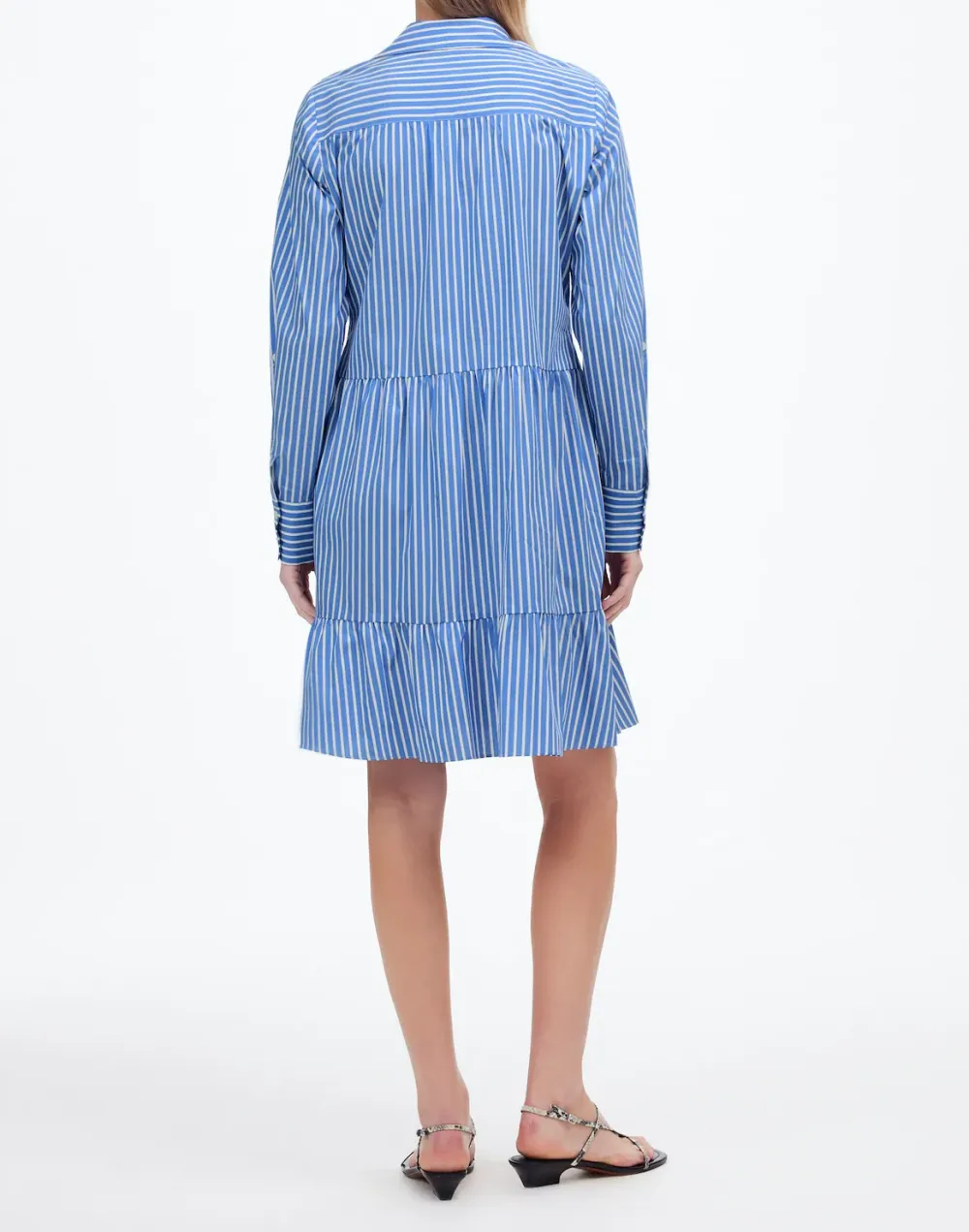 Tie-Waist Tiered Mini Dress