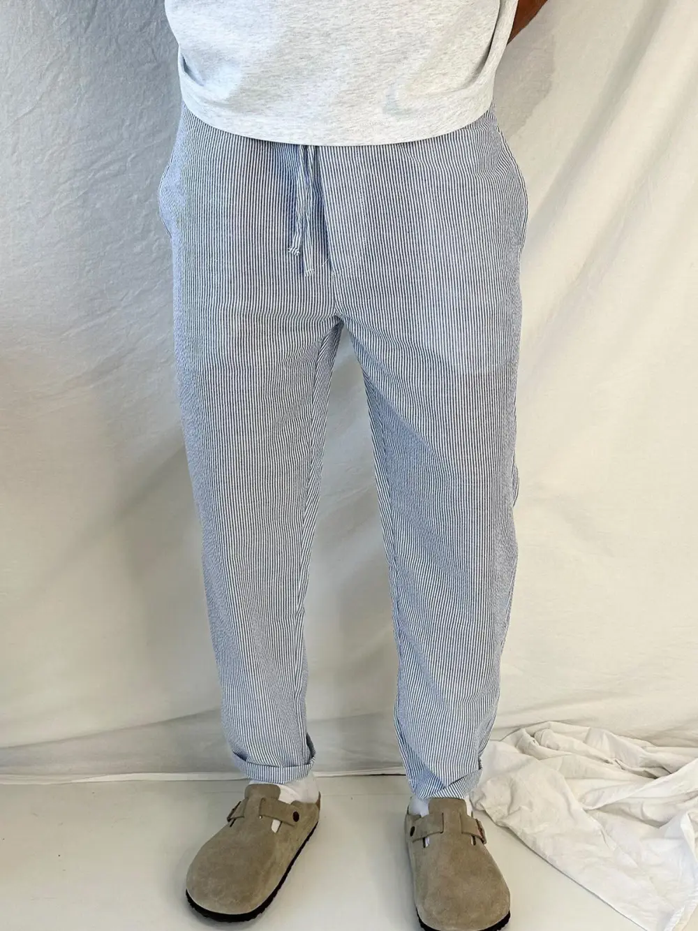 Simple And Comfortable Slim Striped Pant