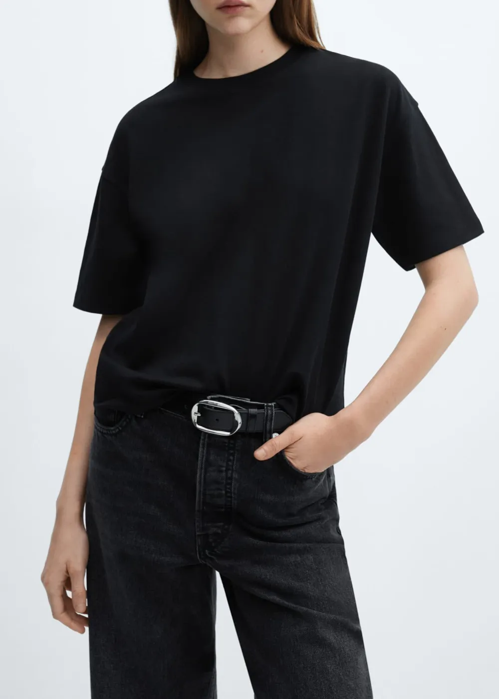 Oversize cotton T-shirt