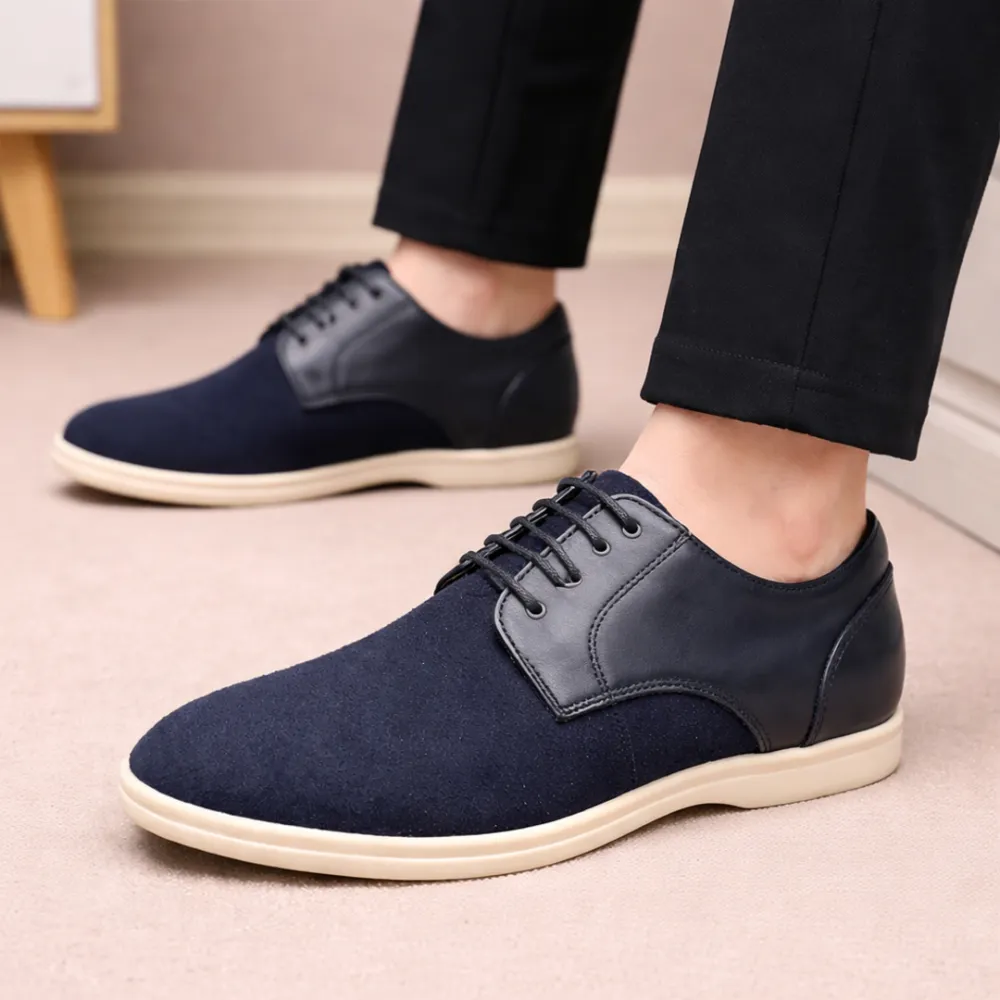 Casual Lace-Up Leather Shoes