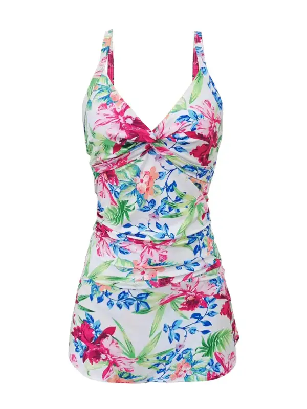 Printed Spaghetti Strap Dress