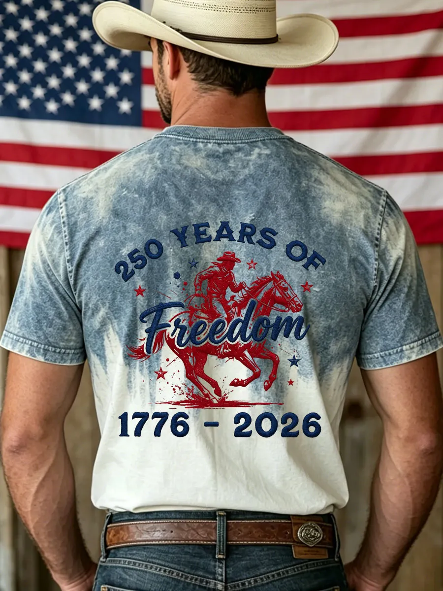 Men's 250th Anniversary Western Style T-Shirt
