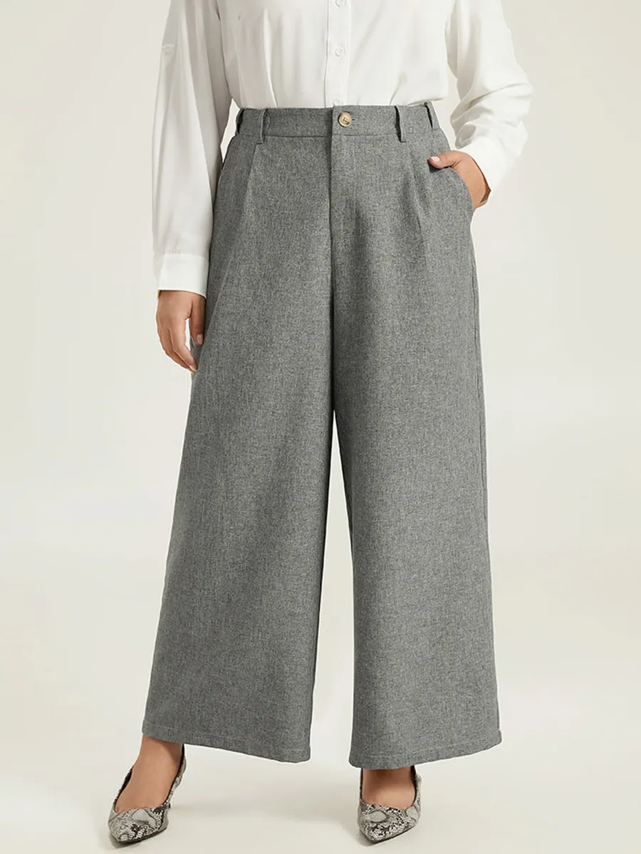 Elegant grey trousers and trousers