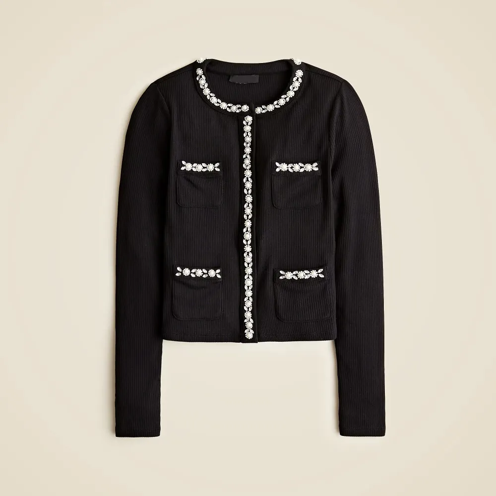 fleece hoodie with sequins