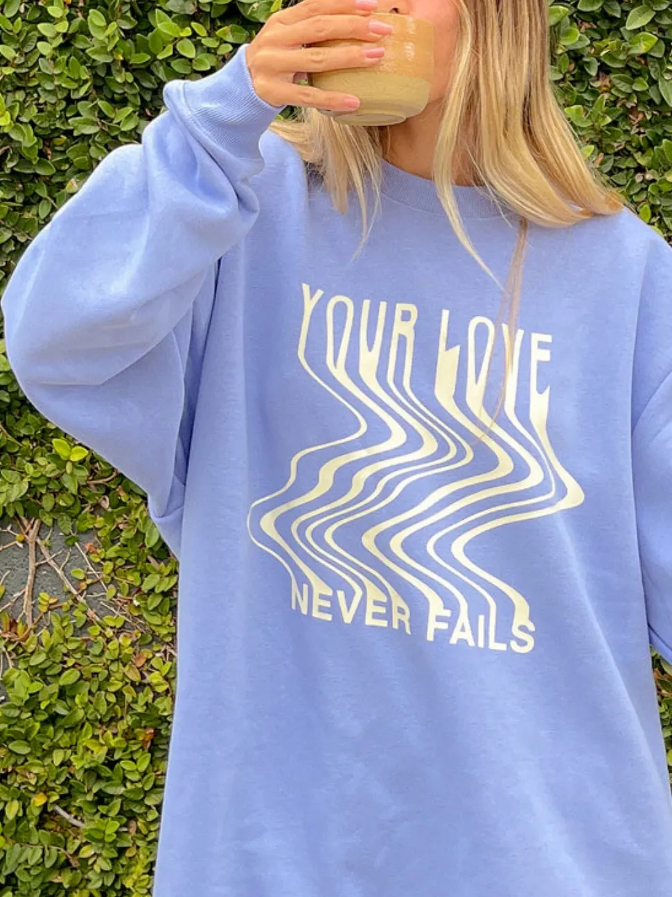 Women's Creative Letter Print Hooded Long-Sleeve Sweatshirt