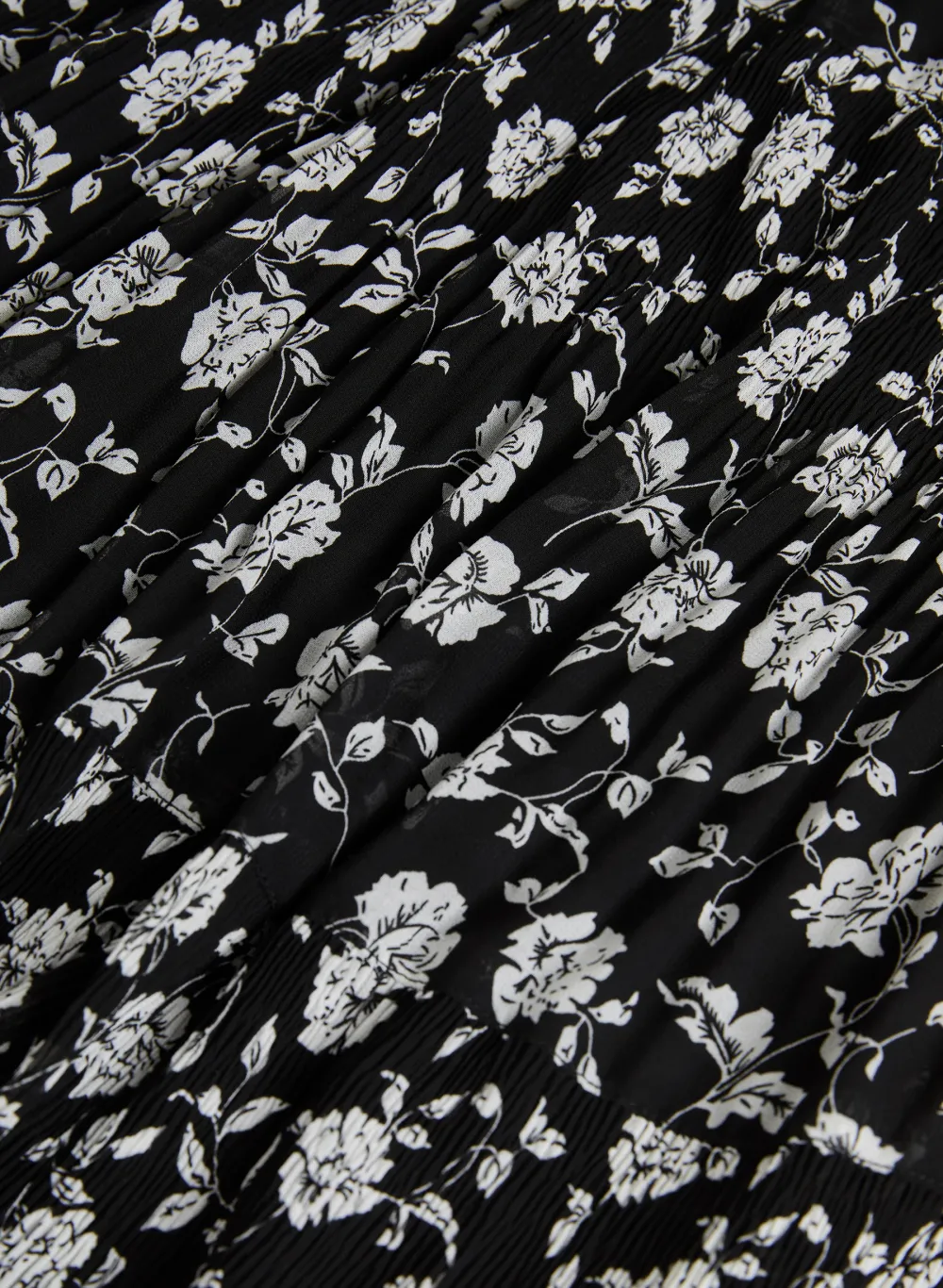 Floral Print Flowy A-Line Skirt