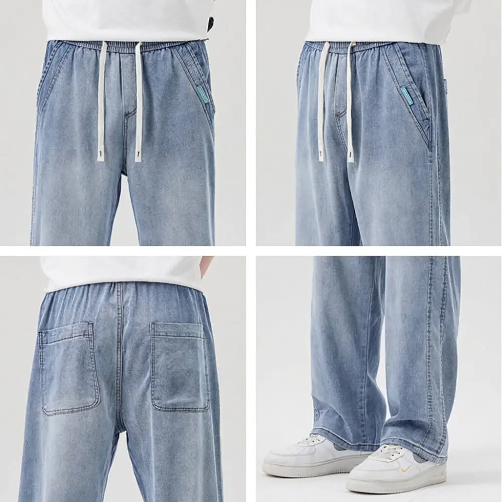 Lightweight Denim Casual Pants