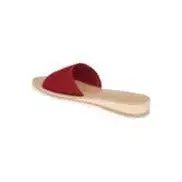 Leather Slide Sandals