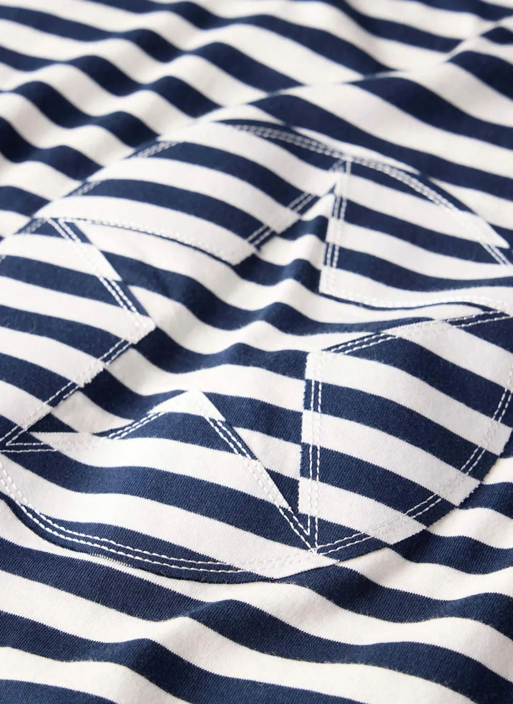 Casual Style Striped Star T-Shirt