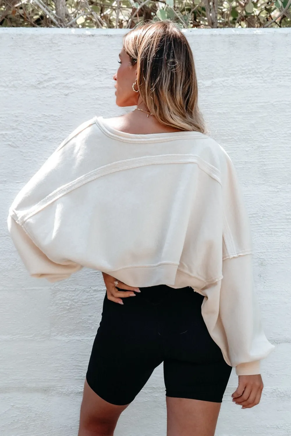 Cream Cropped Shrug Cardigan