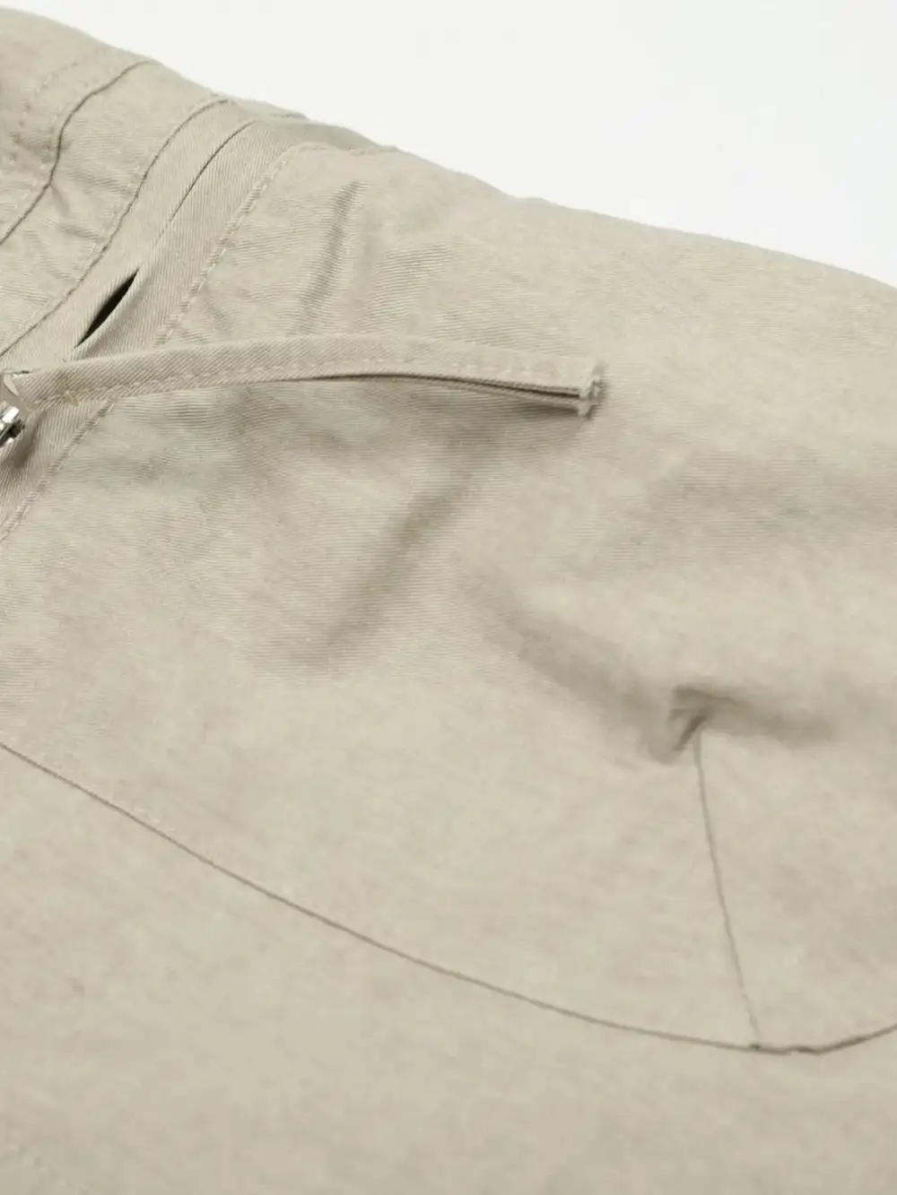 Relaxed Utility Cotton Blend Casual Shorts