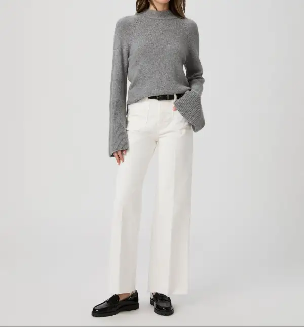 Wide Leg Cropped Jeans
