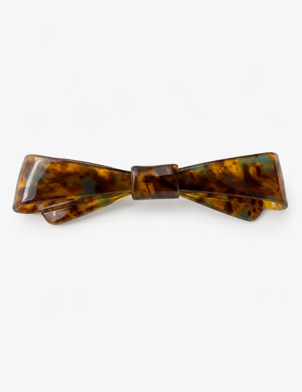 Elongated Bow Shape Spring Hair Clip