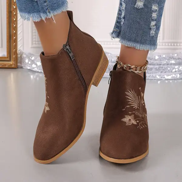 Easygoing Heels Block Heel Boots